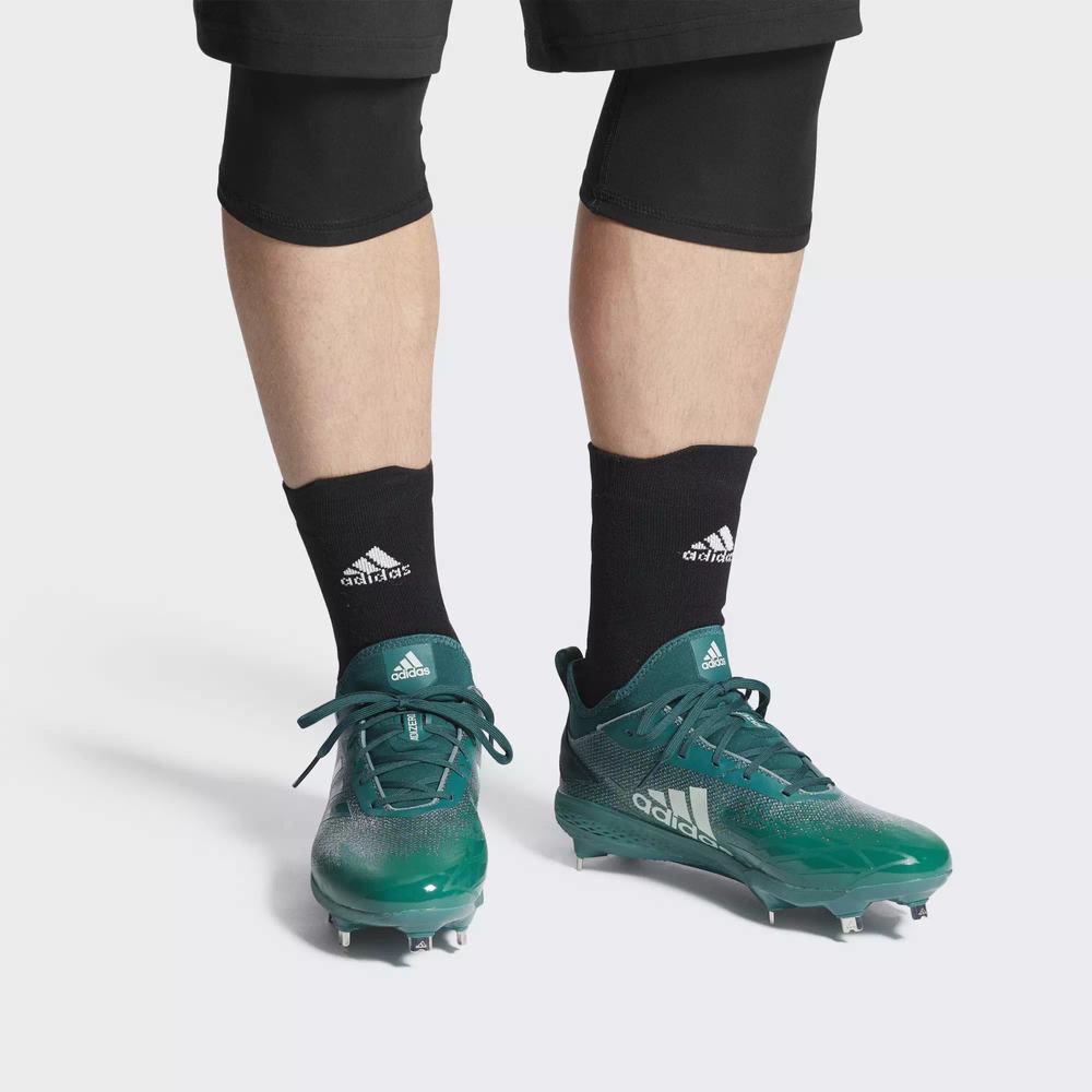 Adidas Adizero Afterburner V Dipped Spikes De Beisbol Verdes Para Hombre (MX-79399)